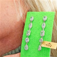 Orecchini Vidali Gioielli Donna in Argento Zircone ORAR-44-34 - ORAR-44-34